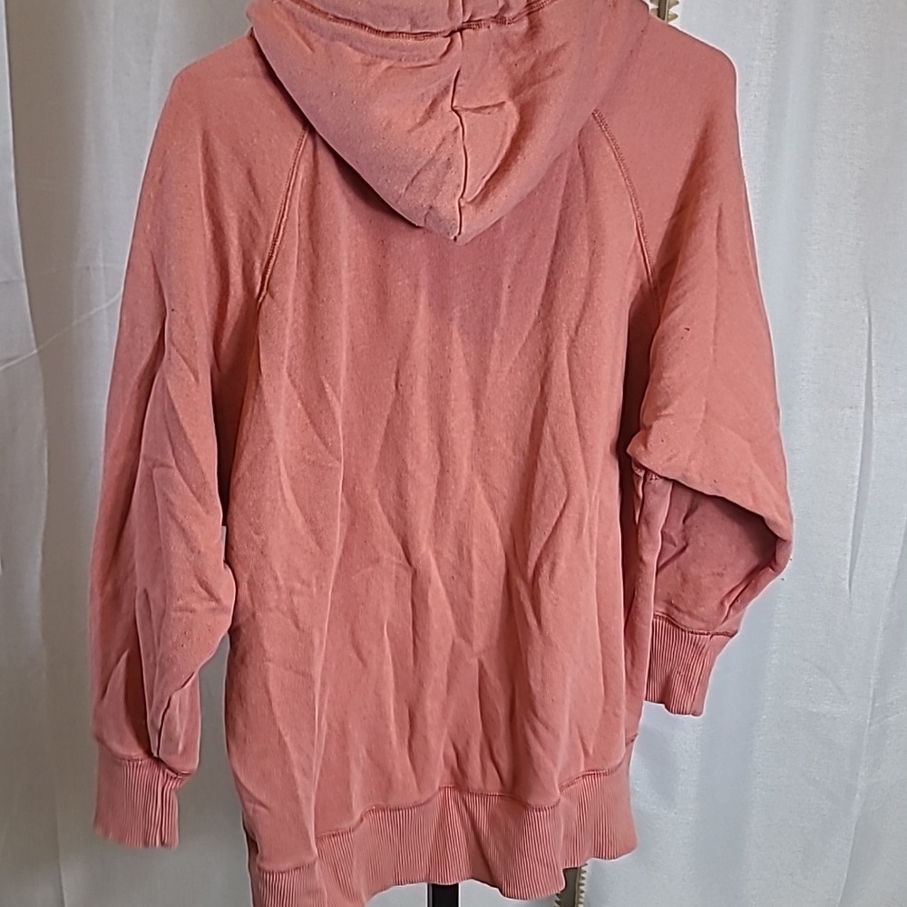 Aerie coral hoodie. Oversized Xs - Picture 3 of 3